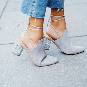Free People Sparkle Wrap Mule